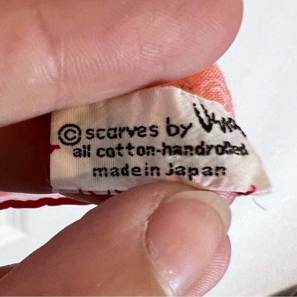 VNTG Scarves by Vera Cotton Dot Scarf - Picture 3 of 3